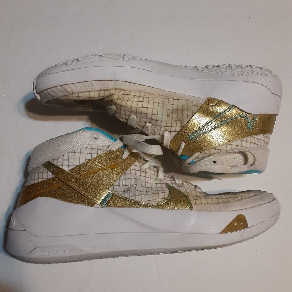 Nike KD 13 'EYBL' White Gold Shoes Kevin Durant DA0895-102 in Men's Size 7